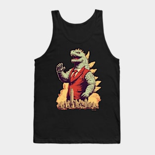 Godzilla Work Propaganda Tank Top